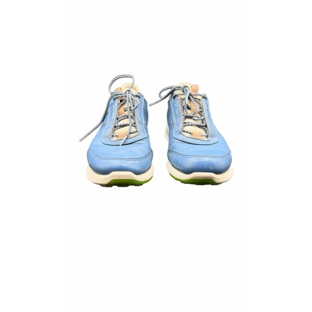 FootJoy Women’s Golf Shoes Blue Leather Spikeless Sz 9.5M Comfort